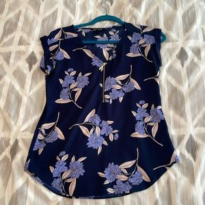 Express zipper blouse